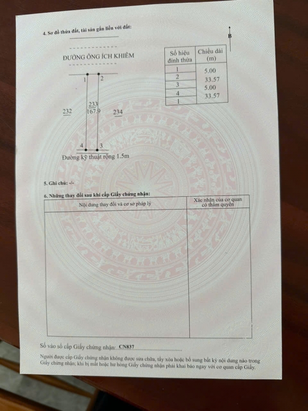 Bán đất đường Ông Ích Khiêm, P. Kon Tum, T. Quảng Ngãi